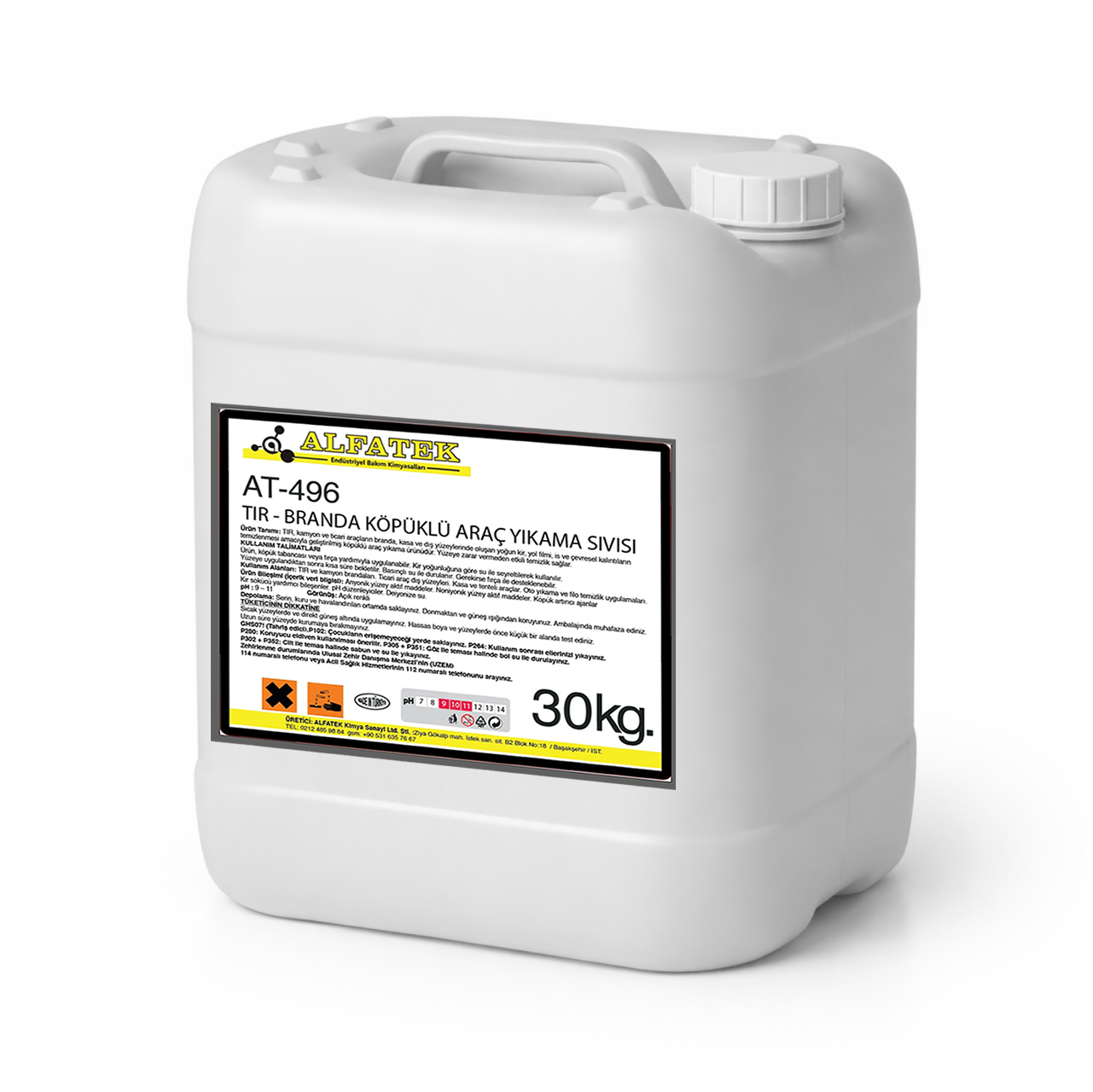 AT-496 Tır-Branda Köpüklü Araç Yıkama Sıvısı